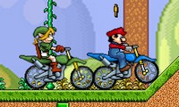 Course de moto Mario vs Zelda
